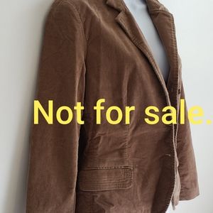 J.Crew Corduroy Blazer Size "S" New.